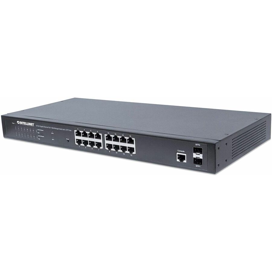 Intellinet 561341 220 W PoE+ Self-Healing Network Switch | Managed, Enterprise