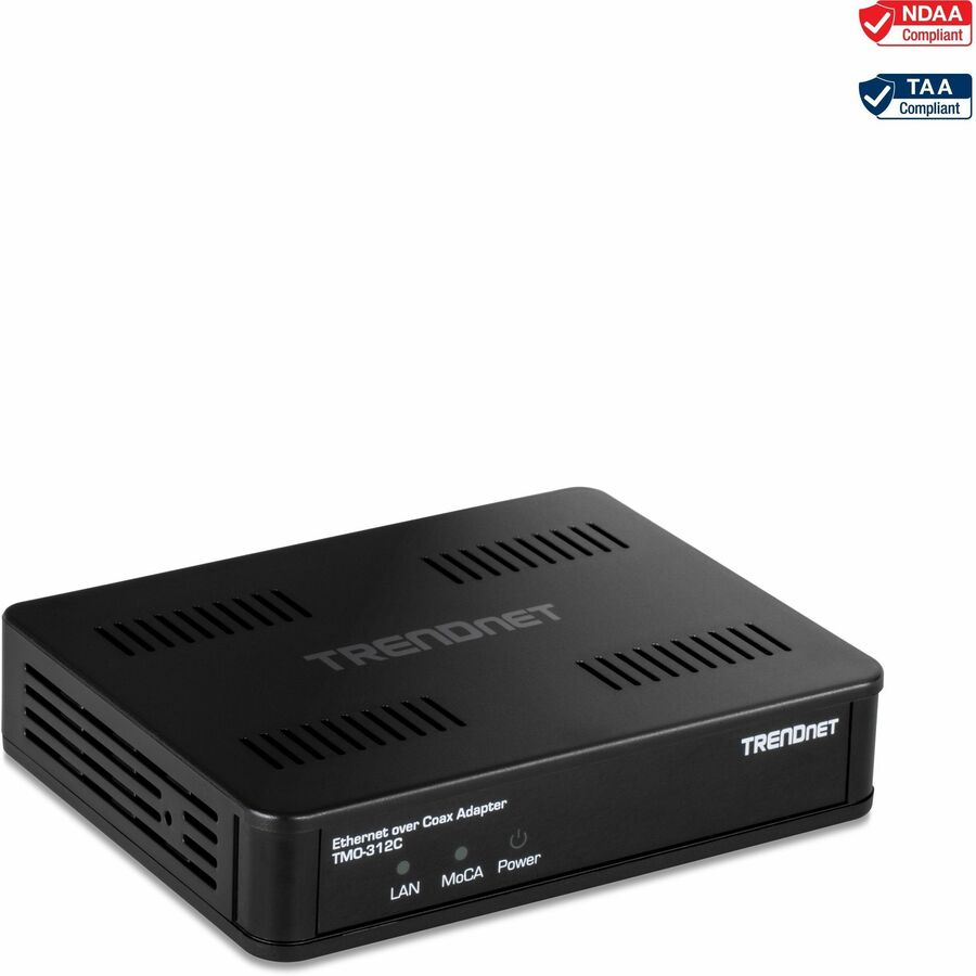 TRENDnet TMO-312C Ethernet Over Coax 2.5 Gbps | MoCA 2.5, Adapter