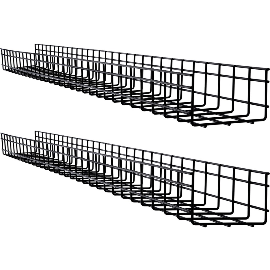 Eaton Wire Mesh Cable Tray 2-Pack, 6 in x 4 in x 5 ft | Cable Management