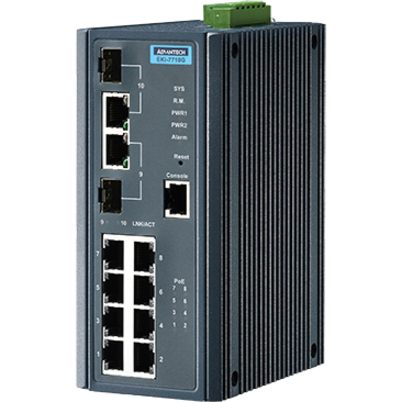 8G+2G COMBO MANAGED POE+ SWITCH WIDE TEMP