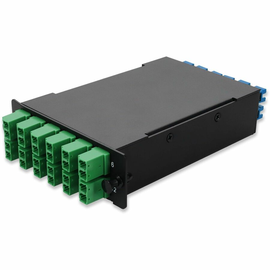 ADDON 4-BAY CASSETTE 24-FIBER 12 DUPLEX CS IN, 12 ALC DUPLEX OUT, SINGLE-MODE DU