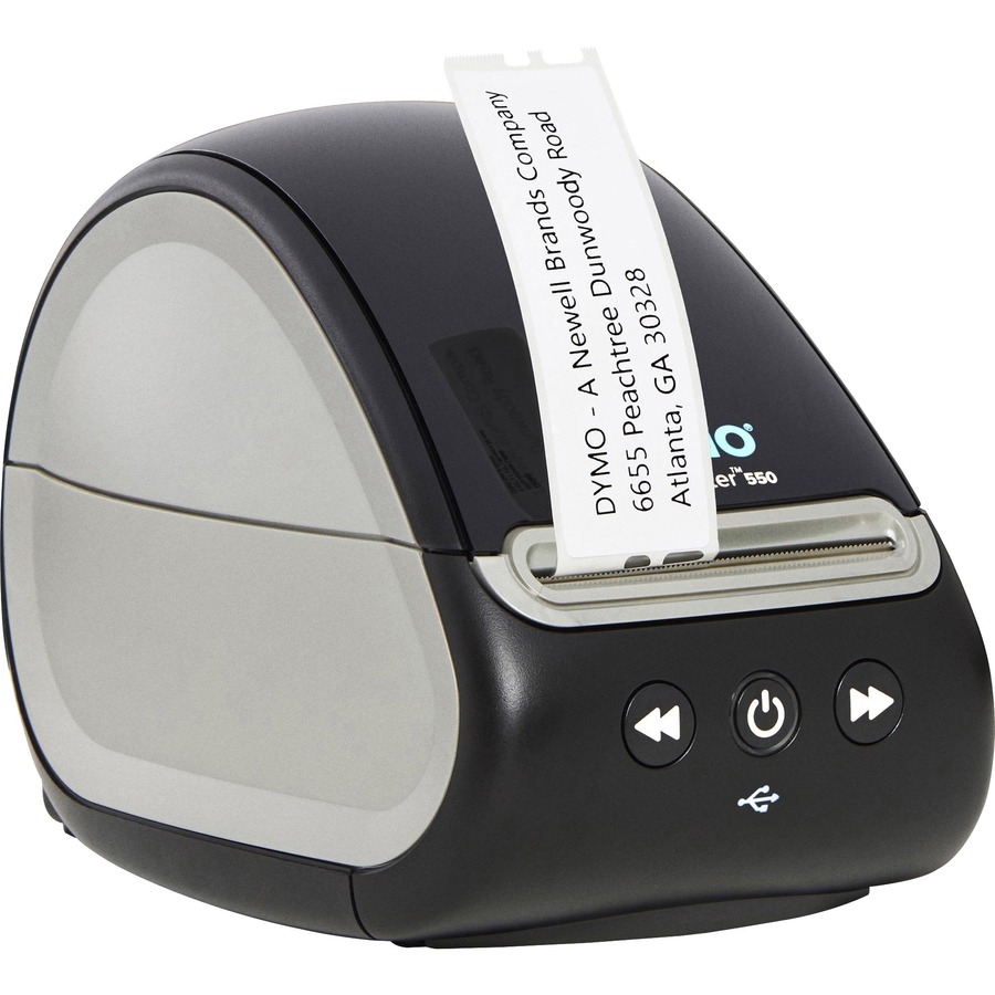 Imprimante thermique direct LabelWriter 550 - Monochrome - Impression d'&eacute;tiquette - USB - Hôte USB - NoirDymo - 2.20" Largeur d'impression - 1 Lignes/sec Mono - 300 dpi - 2" (50.80 mm) Largeur - Pour PC, Mac