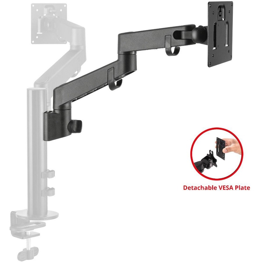 HEAVY-DUTY CONSTRUCTION HEAVY DUTY MULTI-ADJUSTABLE ARTICULATING MONITOR ARM CON