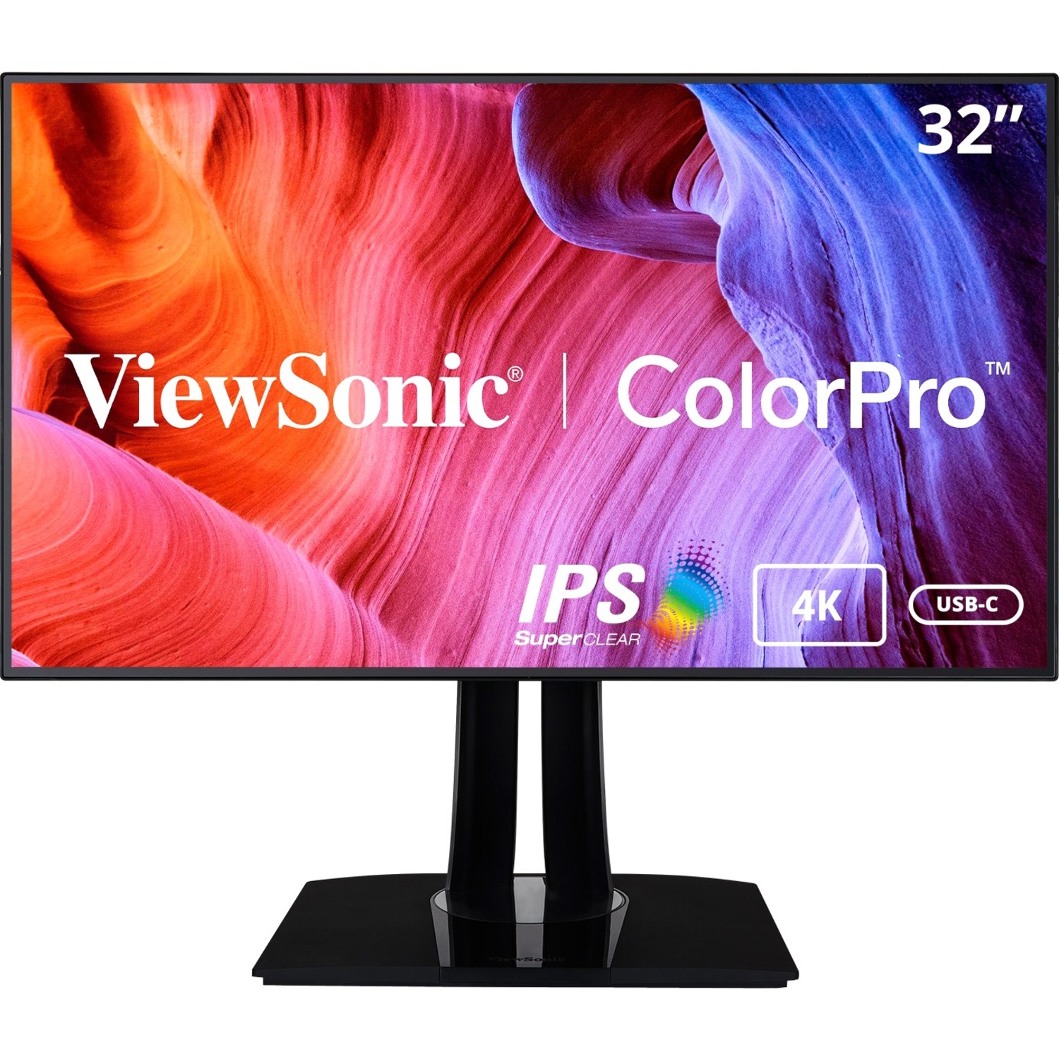 32" 4K UHD ColorPro Design Monitor with USB-C,3840 x 2160 Resolution.