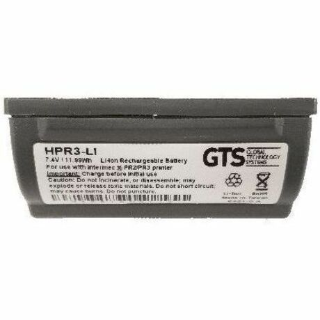 HE HPR3-LI IS A RECHARGEABLE BATTERY USED TO POWER THE INTERMEC PR2/ PR3 SERIES