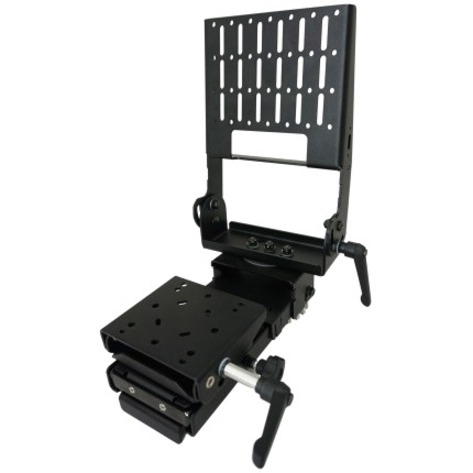 Heavy-Duty Computer Monitor / Keyboard Mount and Motion Device