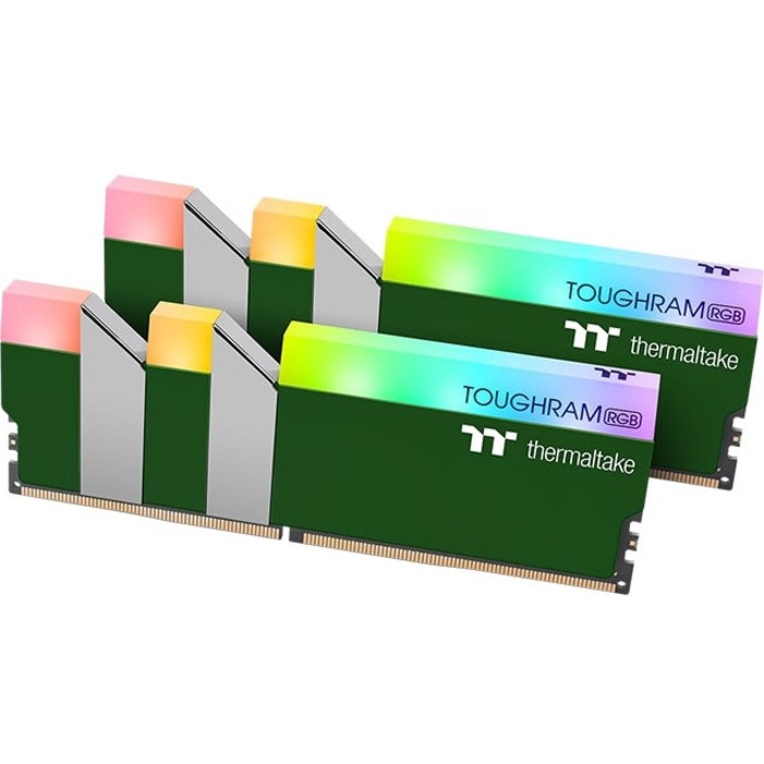 TOUGHRAM RGB RACING GREEN, AVAILABLE IN 3600MHZ, IS WRAPPED IN A HIGH-QUALITY BR