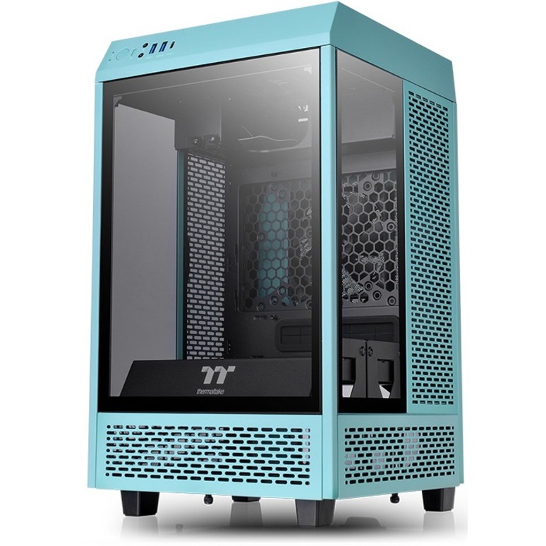 THE TOWER 100 IS A VERTICALLY DESIGNED MINI-ITX CHASSIS WITH PANORAMIC VIEWING.