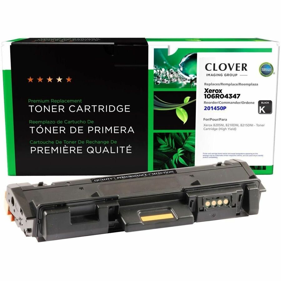 CLOVER IMAGING REMANUFACTURED HIGH YIELD TONER CARTRIDGE FOR XEROX 106R04347
