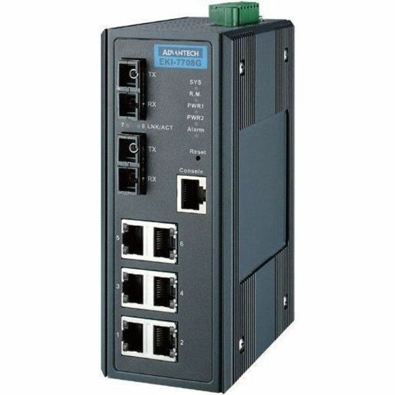 6G+2G MM MANAGED ETHERNET SWITCH W/ WID