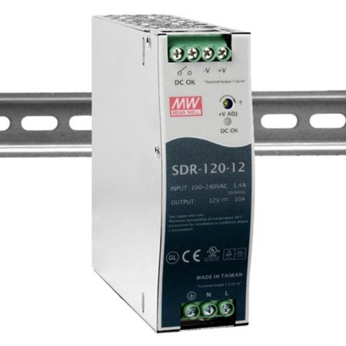POWER SUPPLY, DIN, PFC FUNCTION, 12V, 1
