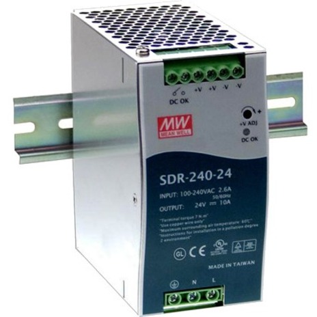 POWER SUPPLY, DIN, PFC FUNCTION, 24V, 1.