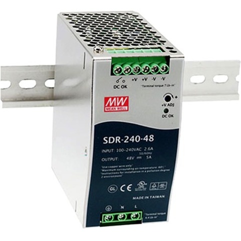 PS, DIN, METAL, 240W, 48V.