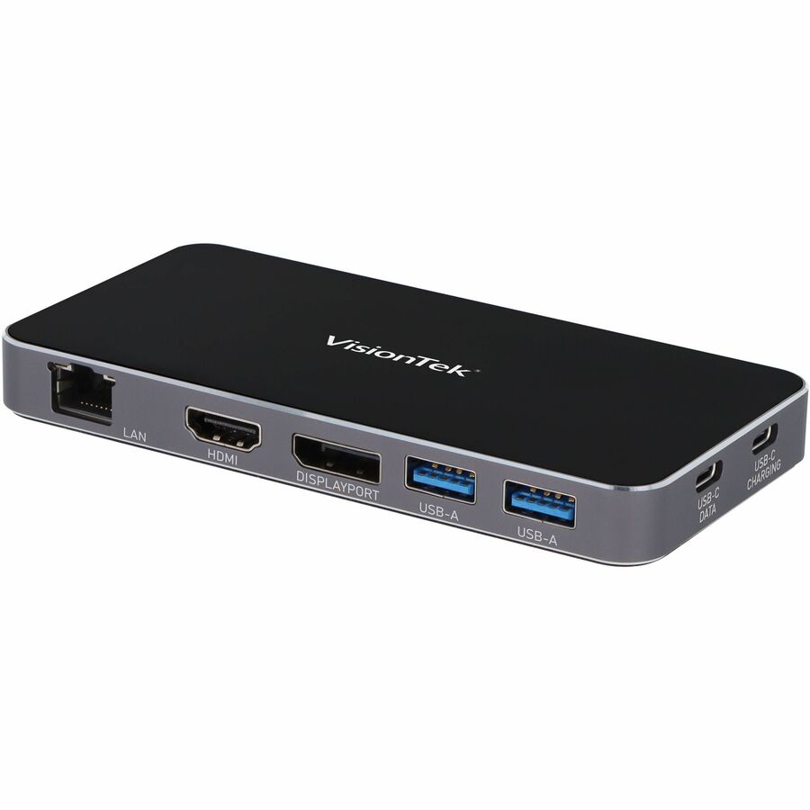 VT400 USB-C PORTABLE HUB - DUAL 4K DISPLAY DP/HDMI ETHERNET 100W POWER PASSTHROU