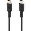 Belkin BOOST CHARGE USB-C to USB-C Cable - 6.6 ft USB-C Data Transfer Cable - First End: 1 x USB Type C - Male - Second End: 1 x USB Type C - Male - Black