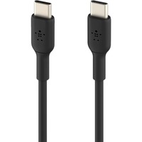 Belkin BOOST CHARGE USB-C to USB-C Cable - 6.6 ft USB-C Data Transfer Cable - First End: 1 x USB Type C - Male - Second End: 1 x USB Type C - Male - Black