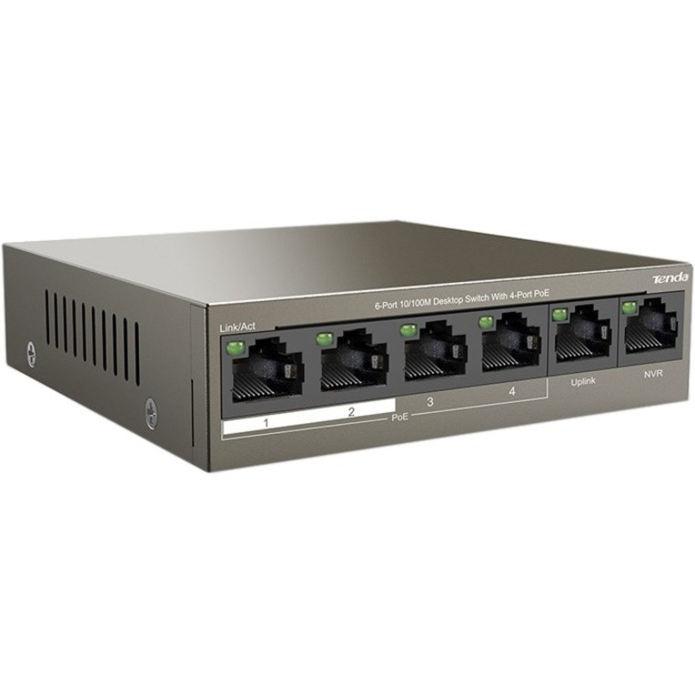 6-PORT 10/100 SWITCH 4-PORT POE