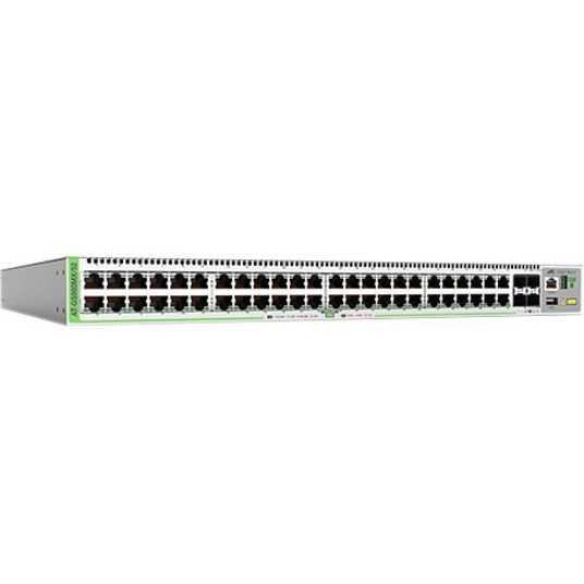 L3 STACKABLE SWITCH, 48X 10/100/1000-T, 4X SFP+ PORTS AND A SINGLE FIXED POWER S