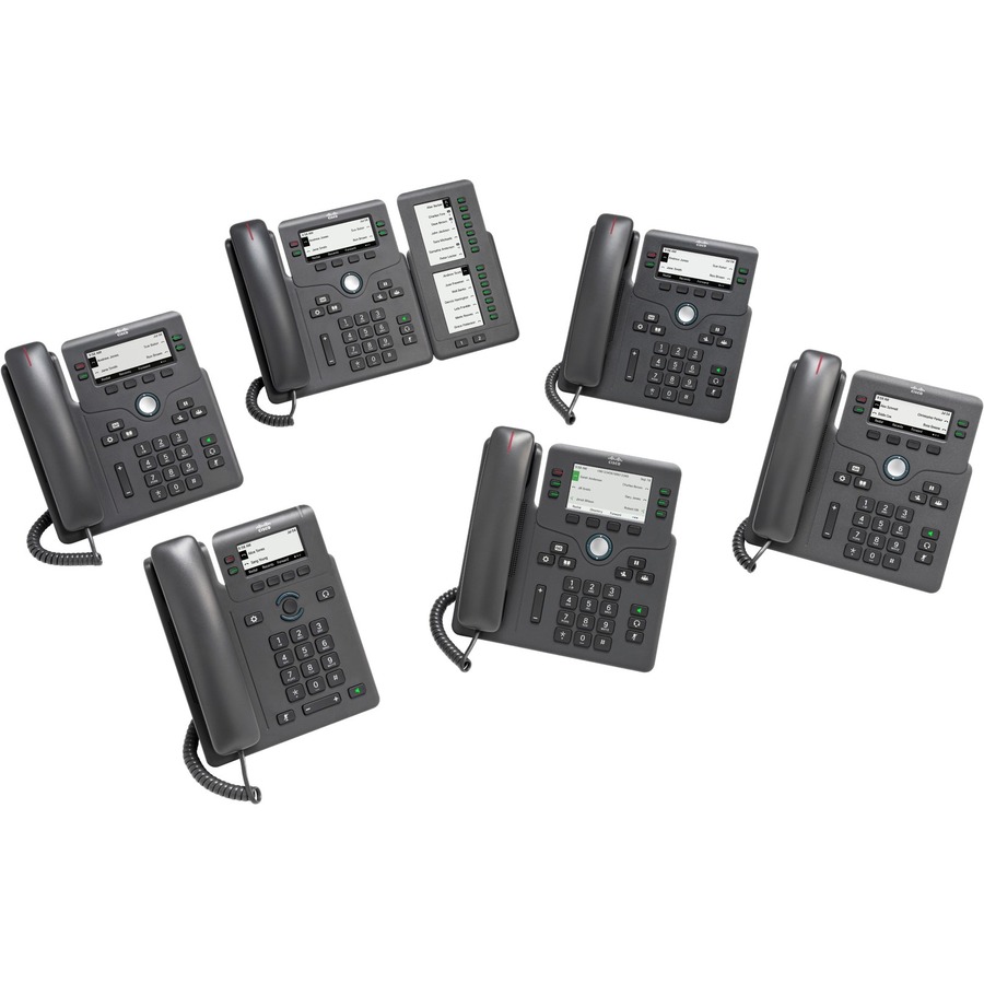 CISCO 6861 PHONE WITH AU POWER ADAPTER FOR MPP SYSTEMS