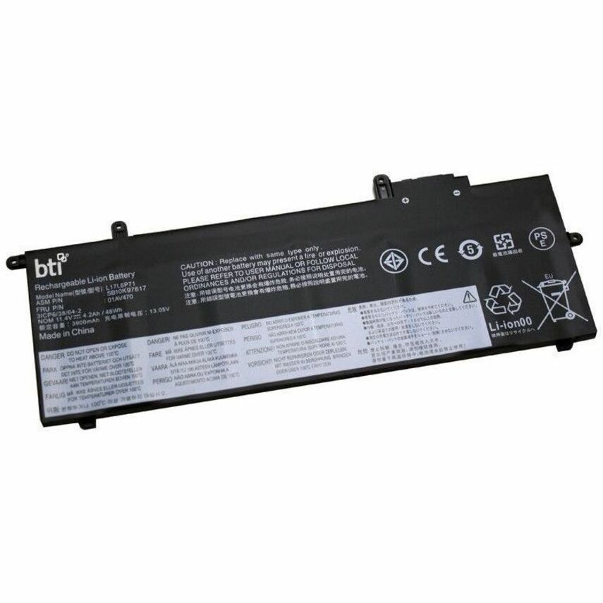 REPLACEMENT BTI BATTERY FOR LENOVO THINKPAD X280, A285 SERIES, 01AV470, 01AV471