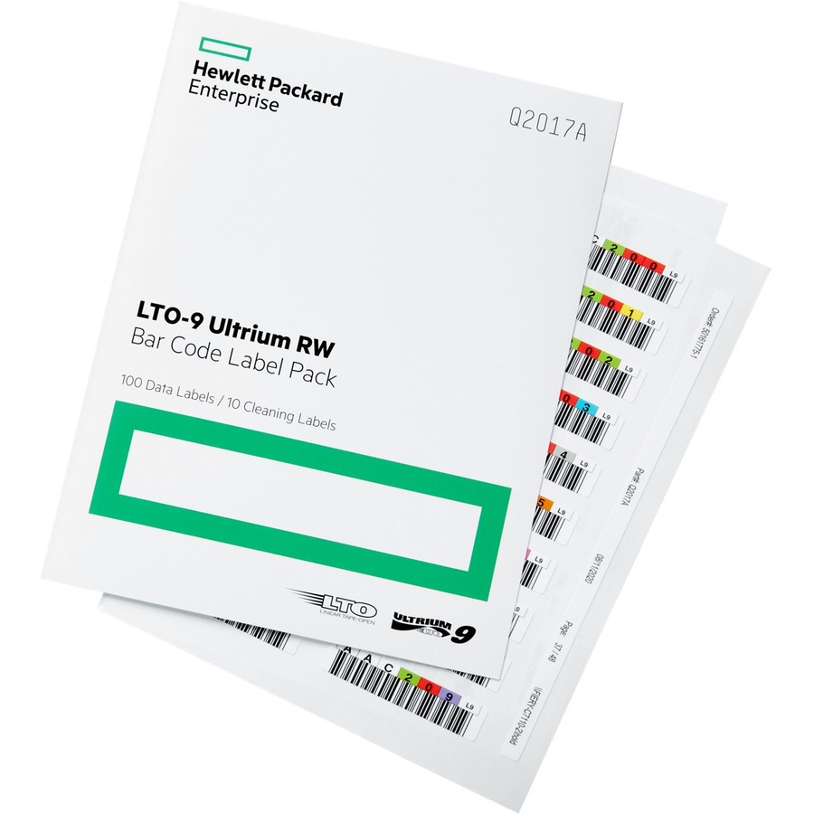 HPE LTO-9 45TB RW Cust Lbl 20