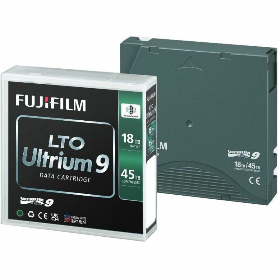 FUJIFILM LTO ULTRIUM 9 WORM DATA CARTRIDGE WITH CASE, 18/45TB CAPACITY