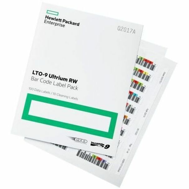 HPE LTO9 RW Bar Code Label Pa