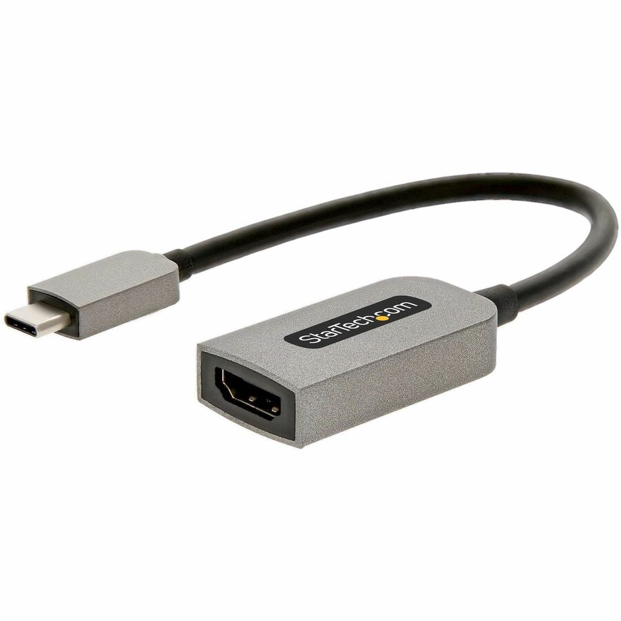 StarTech.com A/V Adapter USBC-HDMI-CDP2HD4K60 - 1 x 19-pin HDMI HDMI 2.0b Digital Audio/Video Female - 4096 x 2160 Supported - Gris