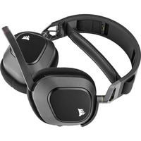 CORSAIR HS80 RGB WIRELESS Premium Gaming Headset with Spatial Audio Carbon (CA-9011235-NA)