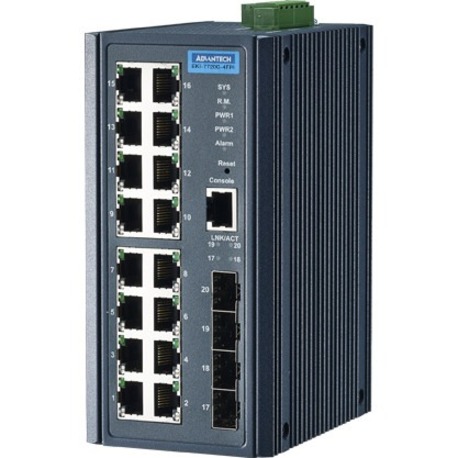 16GE POE + 4G SFP MANAGED SWITCH W/ WIDE