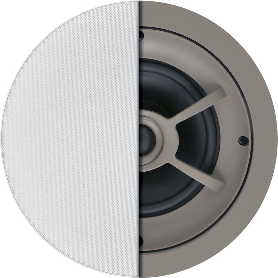 C612, CEILING SPEAKER WITH 6 1/2IN POLYPROPYLENE WOOFER AND 1IN PIVOTING SOFT-DO
