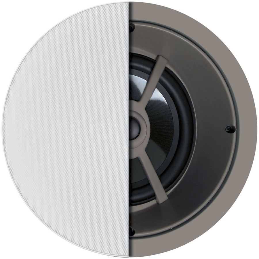 C841, CEILING LCR SPEAKER WITH 8IN GRAPHITE WOOFER AND 1IN PIVOTING SILK-DOME TW