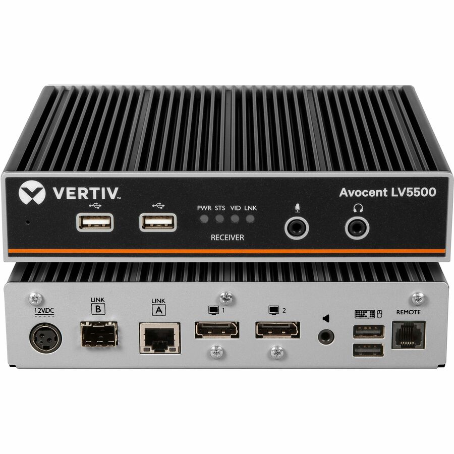 VERTIV AVOCENT LONGVIEW 5500 HIGH-PERFORMANCE KVM EXTENDER,RECEIVER,SINGLE HEAD,