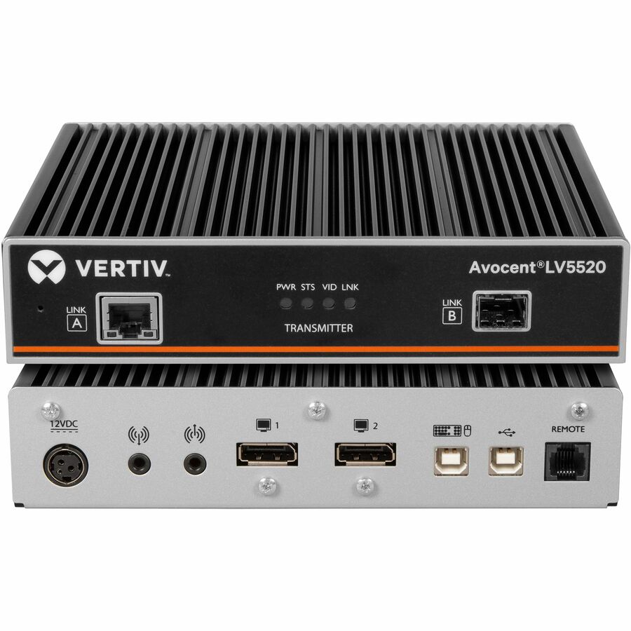 VERTIV AVOCENT LONGVIEW 5520 HIGH-PERFORMANCE KVM EXTENDER,TRANSMITTER,DUAL HEAD