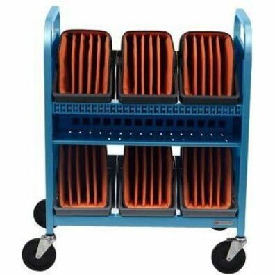 CUBE TRANSPORT CART 30X W/ CADDIES, SKY