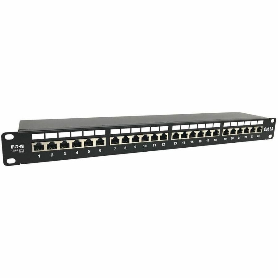 CAT6A PATCH PANEL 24PT SHIELD