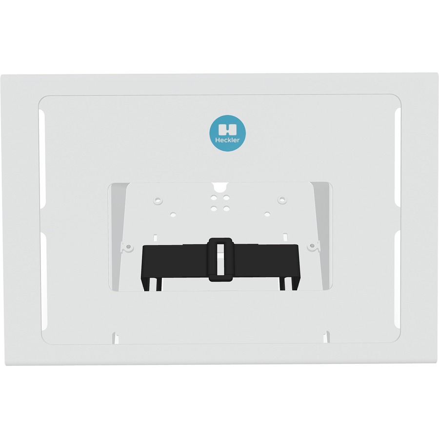HECKLER ZOOM ROOMS CONSOLE FOR IPAD 10.2-INCH WITH REDPARK GIGABIT + POE - WHITE