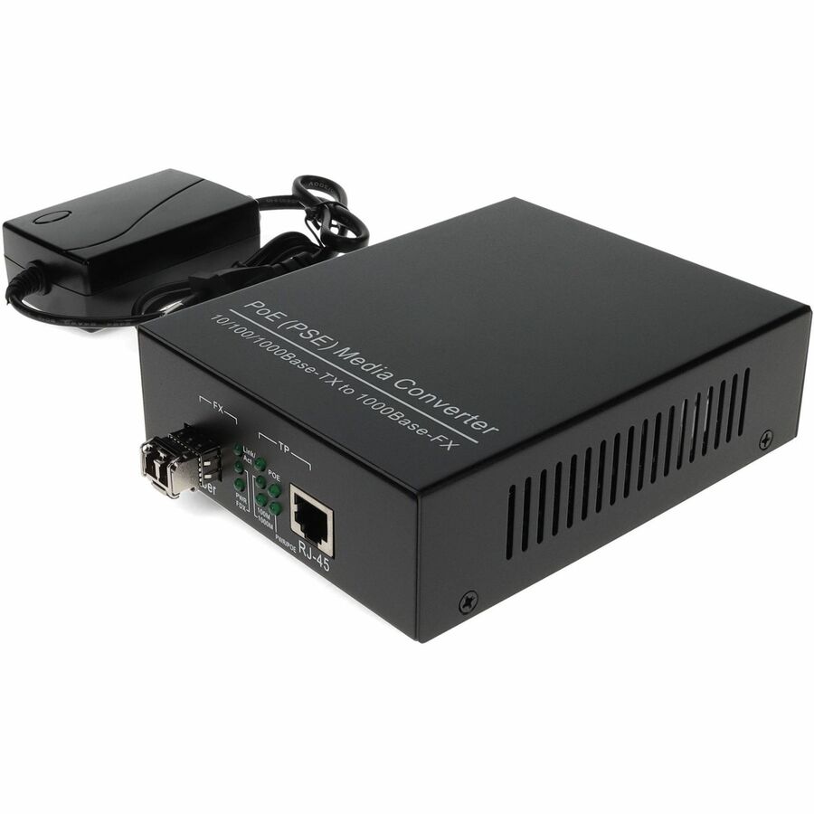 ADDON 10/100/1000BASE-TX(RJ-45) TO 1000BASE-SX(LC) MMF 850NM 550M POE MINI MEDIA