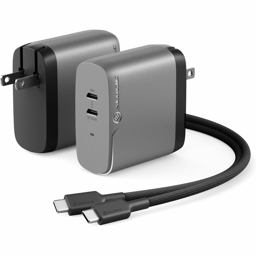 2X68 RAPID PWR 68W GAN CHARGER SPACE GREY