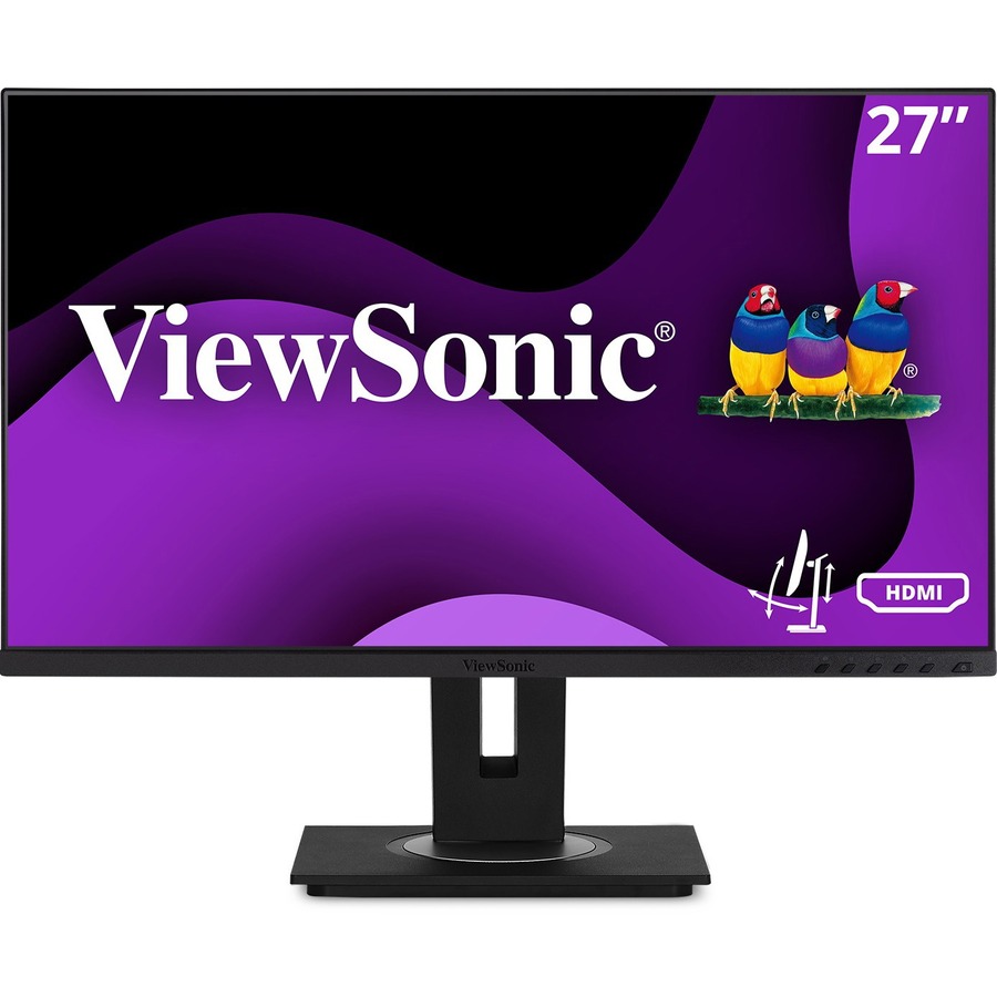 27IN ERGONOMIC 40-DEGREE TILT 1080P IPS MONITOR W/ HDMI, DP, VGA.