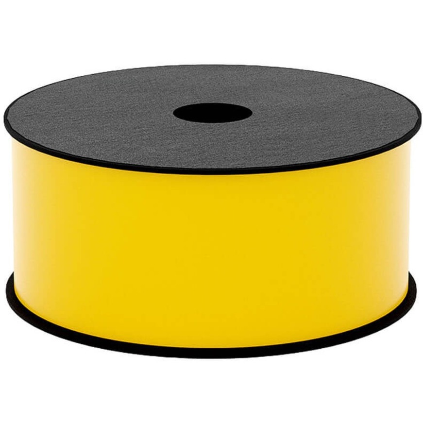 2IN WIDE TT CONTINUOUS VINYL YELLOW LABEL (USE BMSLPR03XX INK RIBBONS), 2.8MIL,