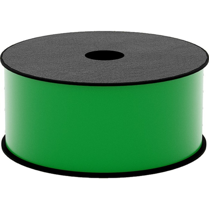 2IN WIDE TT CONTINUOUS VINYL GREEN LABEL (USE BMSLPR02 INK RIBBON), 2.8MIL, 5+ Y