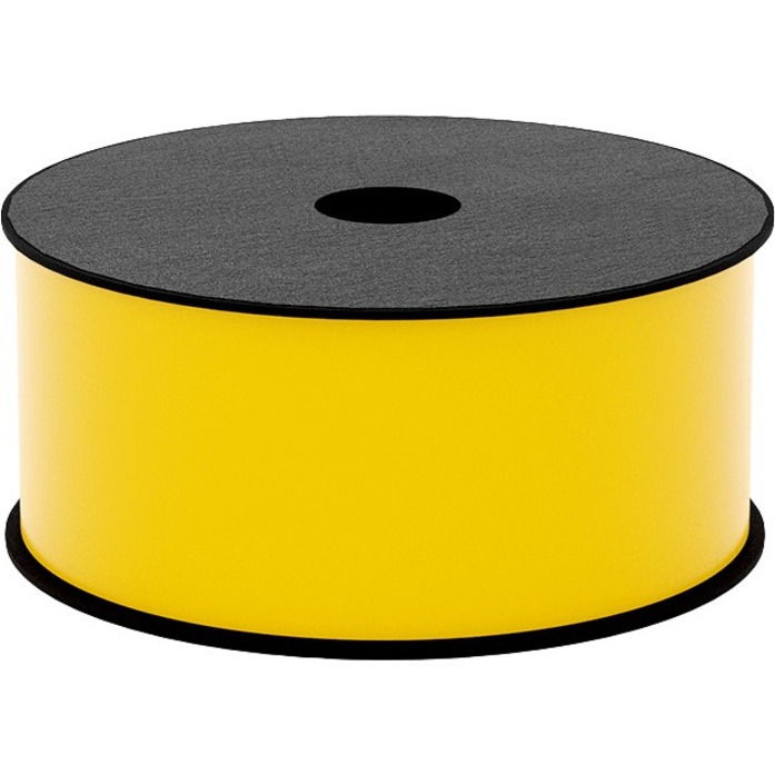 2IN WIDE TT CONTINUOUS VINYL YELLOW LABEL (USE BMSLPR03XX INK RIBBONS), 2.4MIL,