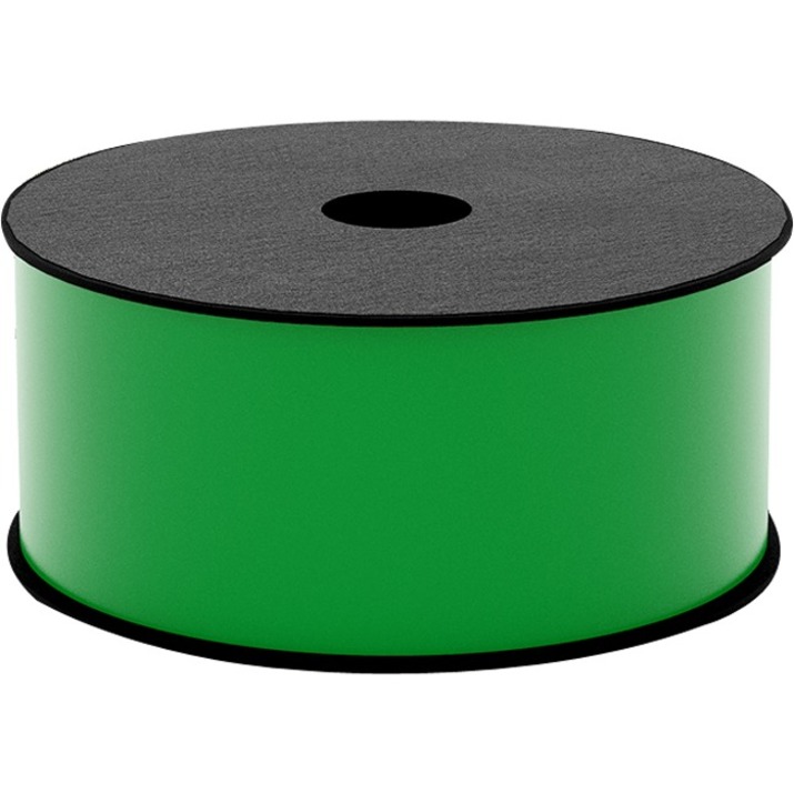 2IN WIDE TT CONTINUOUS VINYL GREEN LABEL (USE BMSLPR02 INK RIBBON), 2.4MIL, 10+