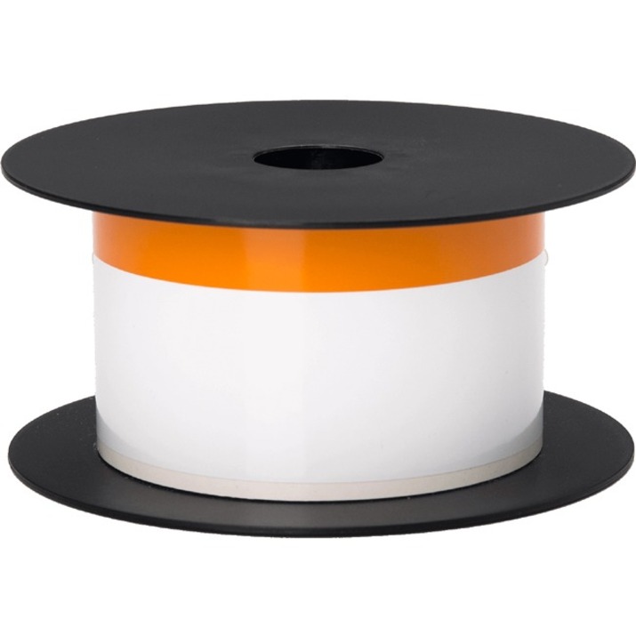 2IN WIDE TT CONTINUOUS 1/2IN ORANGE HEADER WHITE LABEL (USE BMSLPR03XX RIBBONS),