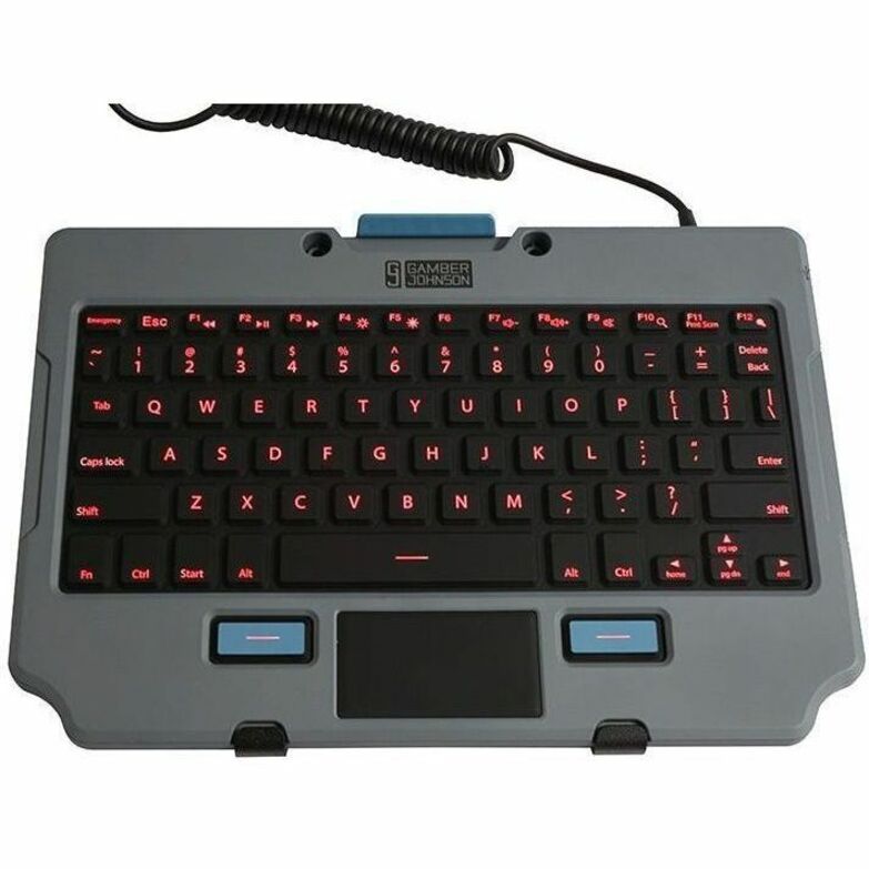RUGGED LITE BACKLIT KEYBOARD AND QUICK RELEASE KEYBOARD CRADLE