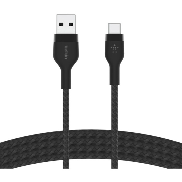 USB-A to USB-C, BRAID SIL, 2M,