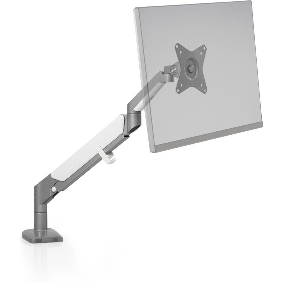 ALIGN SINGLE ARTICULATING MONITOR ARM WITH SHORT FOREARM, PERFECT FOR SHALLOW DE