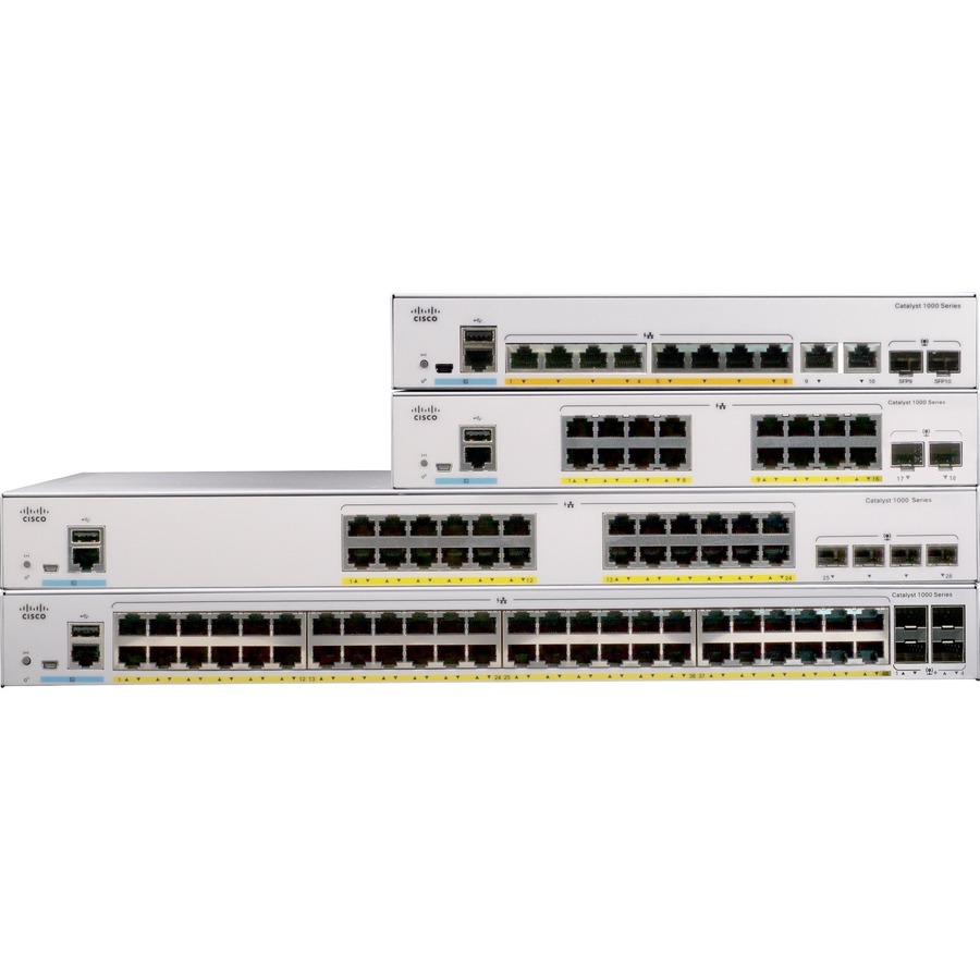 CATALYST 1000 16PORT GE, FULL POE, 2X1G SFP REMANUFACTURED