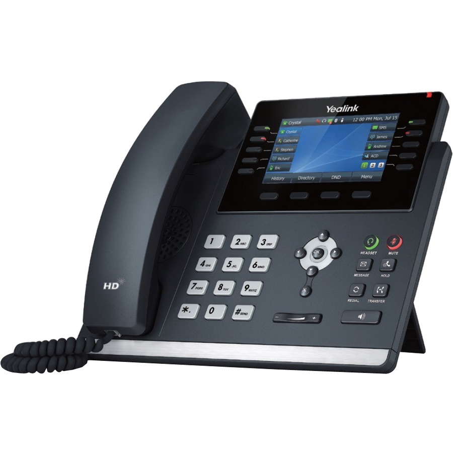 Yealink SIP T46U Desk Phone, 16 SIP Lines, Color Display | VoIP, Enterprise